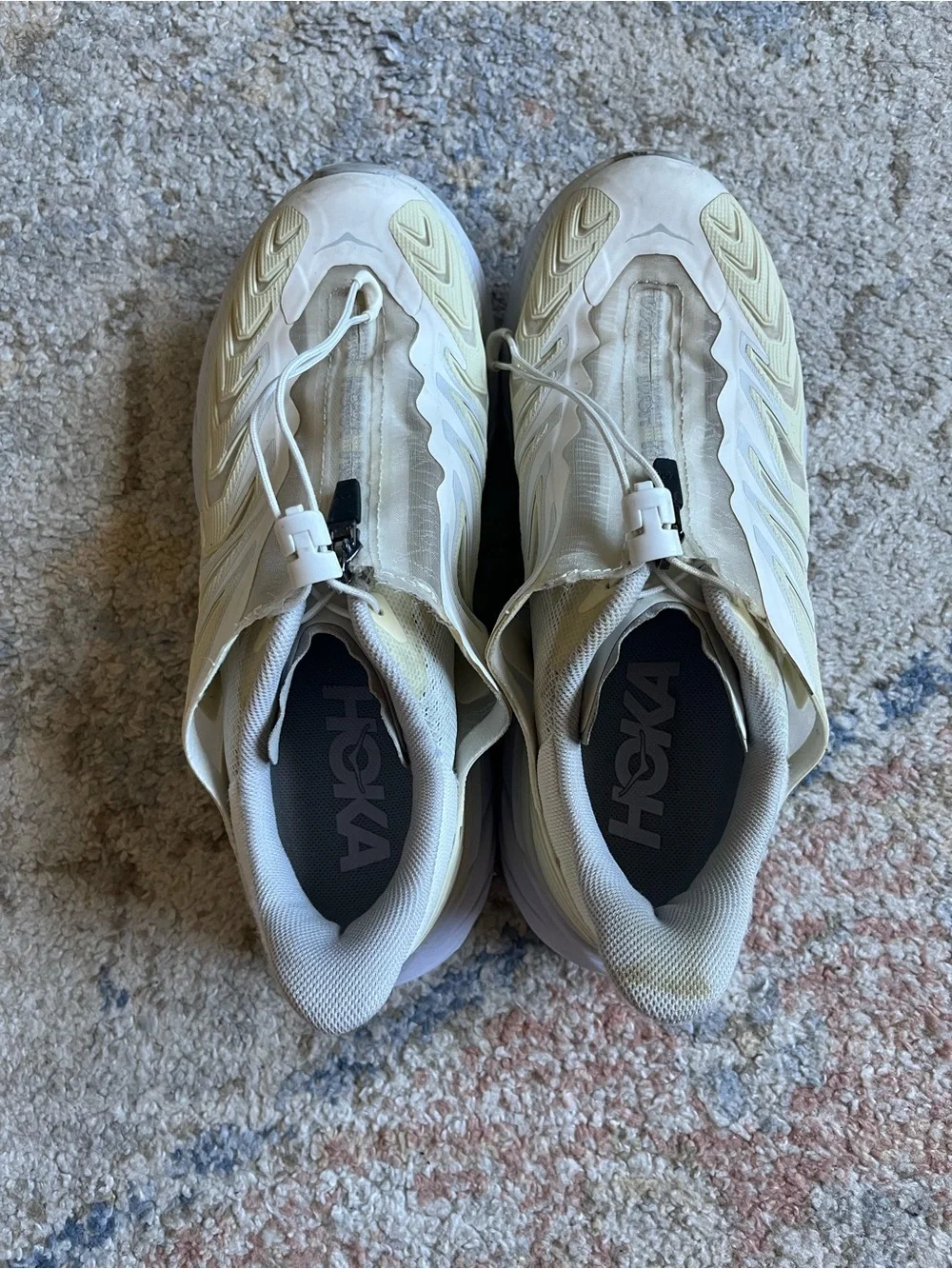 Hoka One One Project Clifton Quicklace Mesh Sneakers Shoes Women Size 6.5